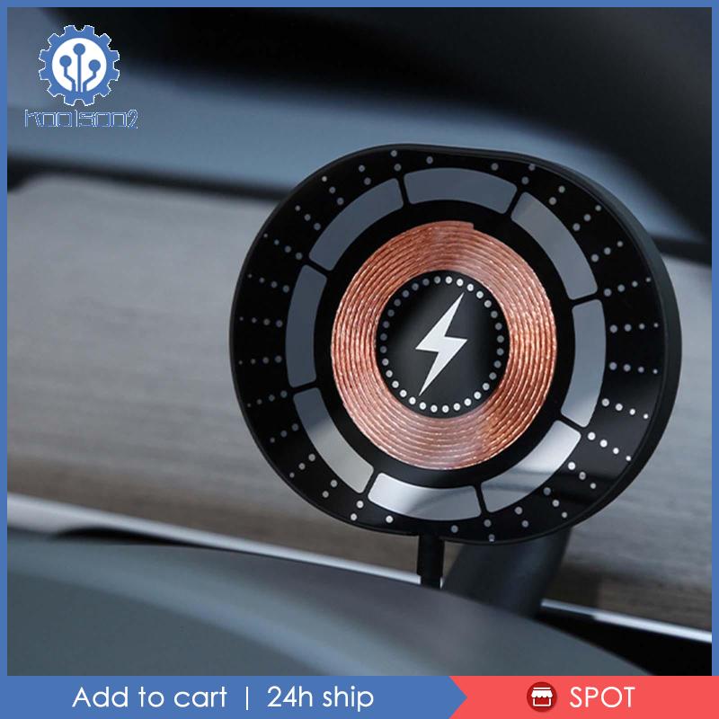 Giá Đỡ Điện Thoại Kiêm Sạc Điện Thoại Trên Xe Hơi Tesla Y Koolsoo2