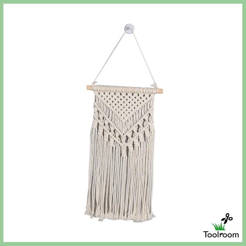 Thảm Treo Tường Phối Tua Rua Phong Cách Boho Độc Đáo Trang Trí Nhà Cửa