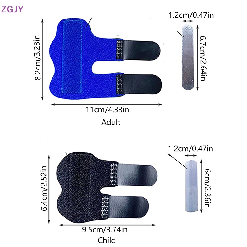 1 Đai Nẹp Ngón Tay Bằng Nhôm Hỗ Trợ Chỉnh Hình Giảm Đau Kèm Băng Cố Định Mới