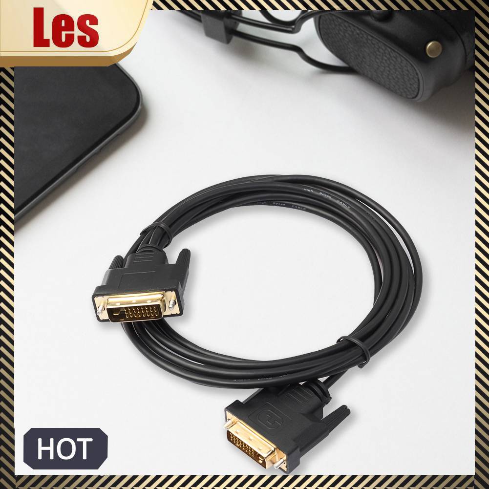 Dây Cáp Kết Nối Màn Hình Kỹ Thuật Số DVI D Sang DVI-D Gold Male 24 + 1 Pin