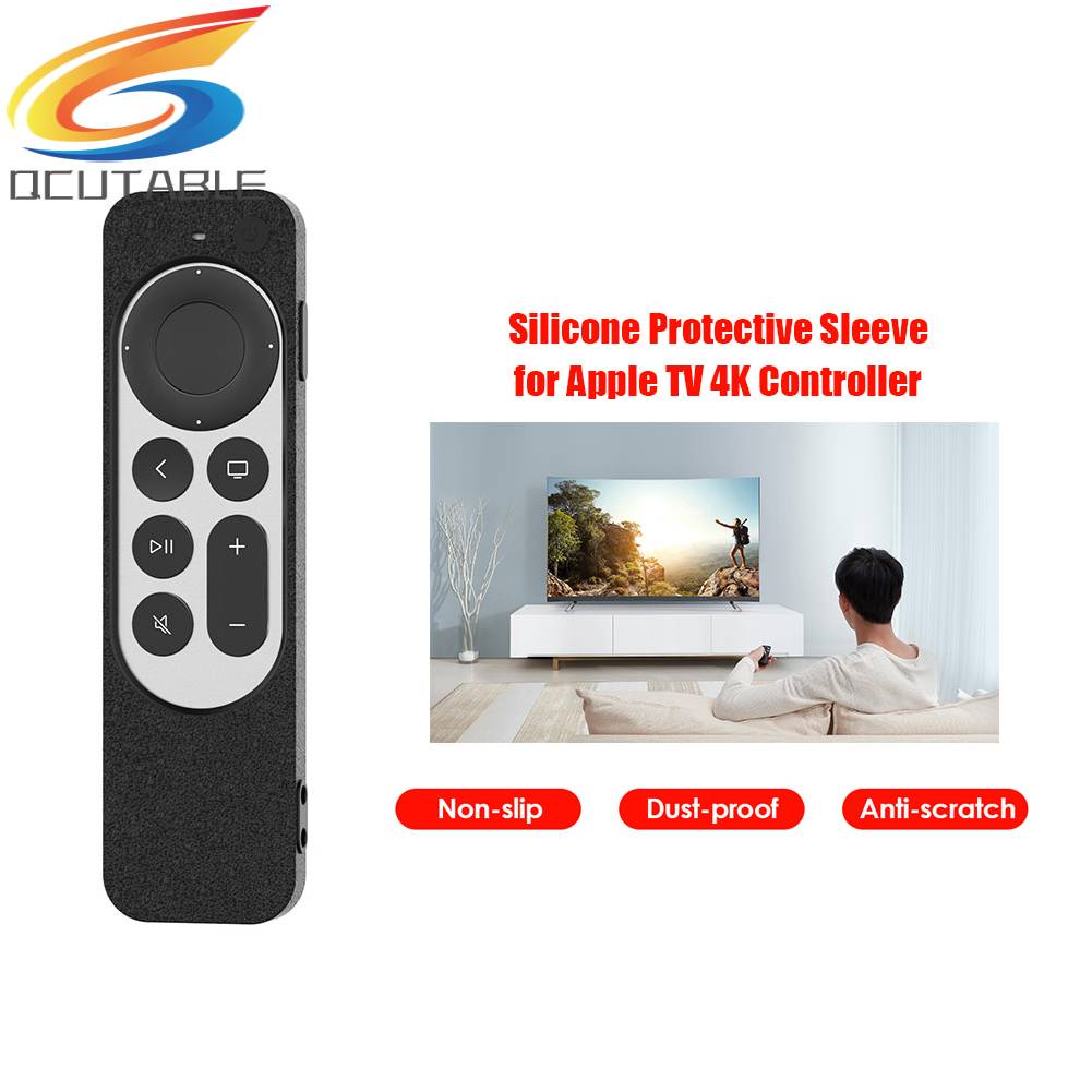 Ốp Bảo Vệ Điều Khiển Từ Xa Bằng Silicon Siêu Bền Chống Sốc Cho Appie TV 4K 202