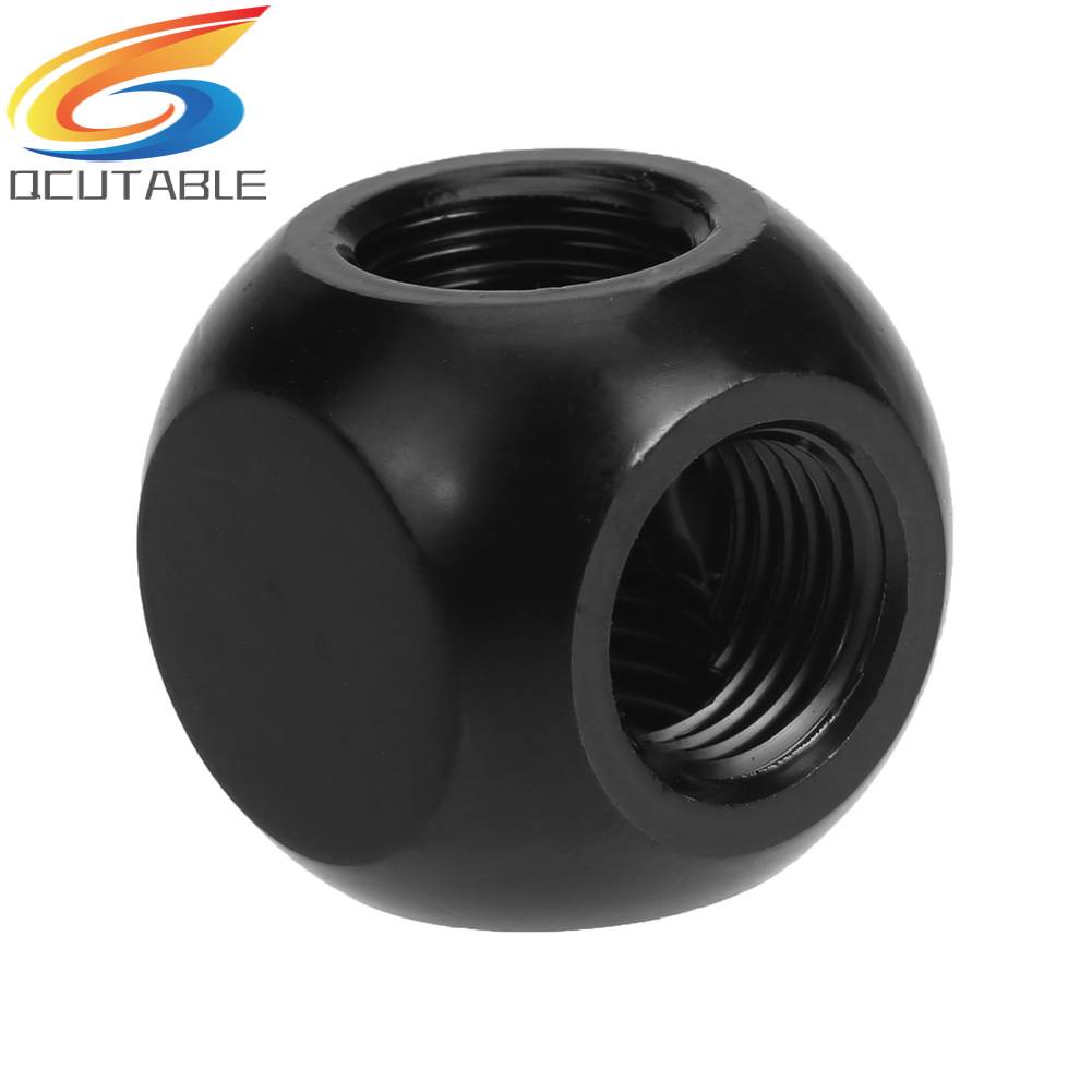 Đầu Chia 4 Cổng Hình Quả Bóng 180 Độ Cho Quạt Tản Nhiệt Nước PC