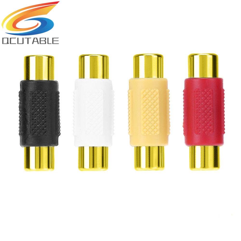 Set 4 Đầu Nối Chuyển Đổi RCA Female Sang RCA Female