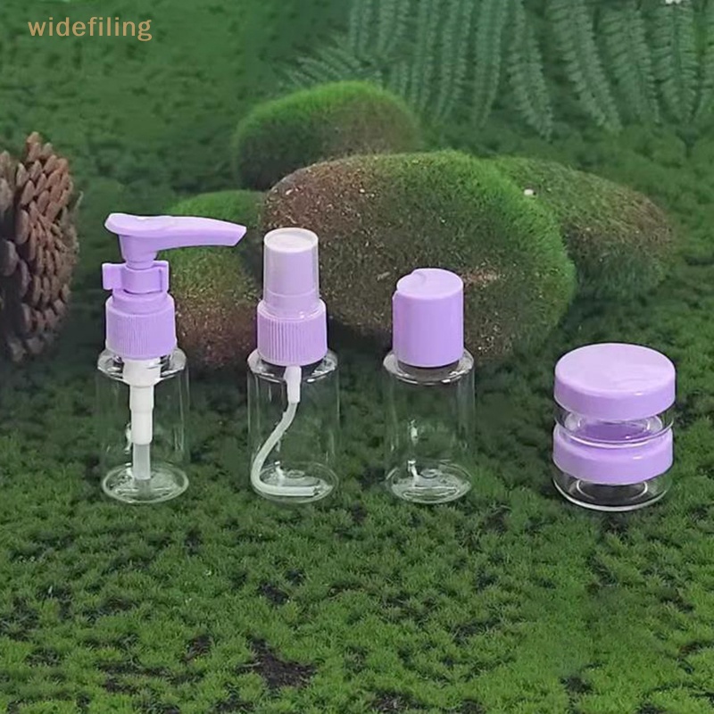 Set 5 / 8 Lọ Nhựa Rỗng Trong Suốt Mini Đựng Mỹ Phẩm Du Lịch Tiện Lợi