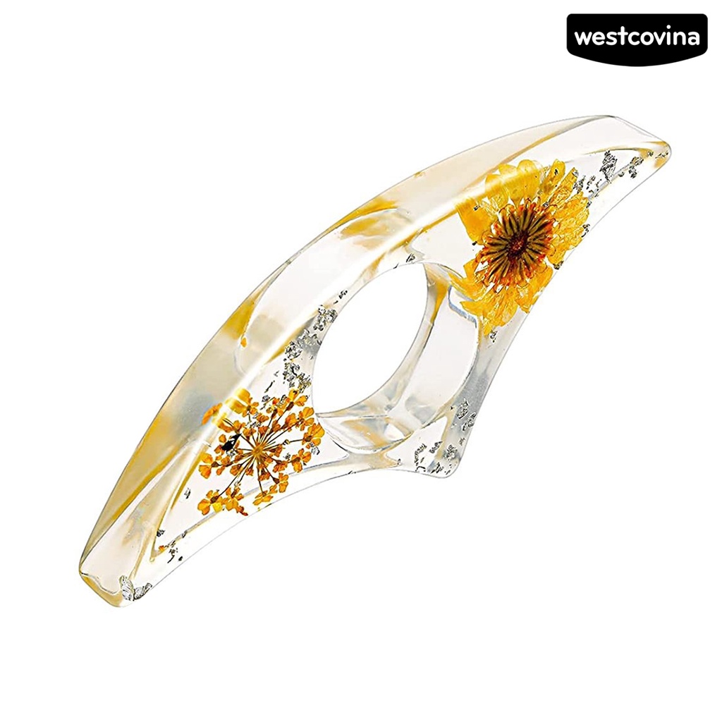 [WSTN] [WSTN]✎Giá Đỡ Sách Trong Suốt Họa Tiết Hoa Khô Tự Nhiên Viền Mịn Có Thể Tái Sử Dụng