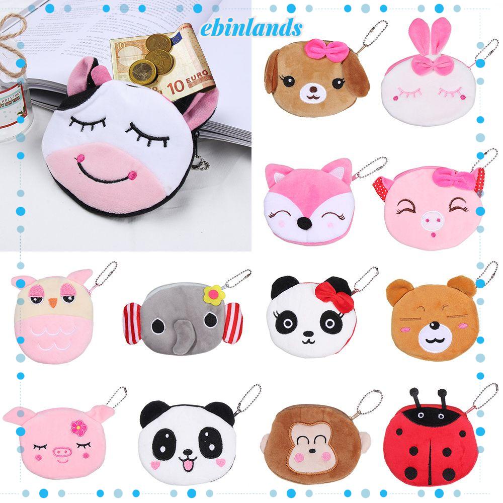 EBINLANDS Túi Đựng Tai Nghe / Dây Cáp USB / Chìa Khóa Họa Tiết Hoạt Hình Ebrinlands