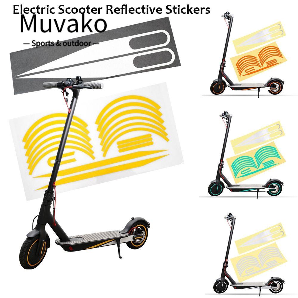MUVAKO Miếng Dán Phản Quang Cảnh Báo An Toàn Cho Ván Trượt / Xe Điện