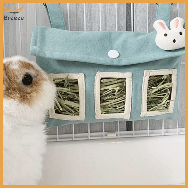 Túi Đựng Thức Ăn Cho Thỏ / Chuột Lang / Gà / Hamster Dung Tích Lớn Có Thể Giặt Sạch Tiện Lợi