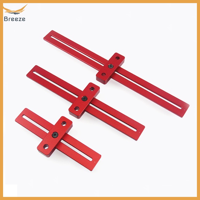 Thước Đo Gỗ Lỗ Chữ T 170mm 270mm 370mm Bằng Hợp Kim Nhôm