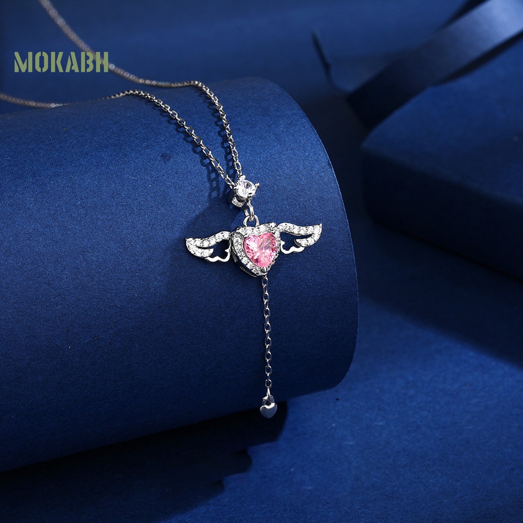 Vòng cổ Hình Trái Tim Đính Đá Thời Trang Dành Cho Nữ