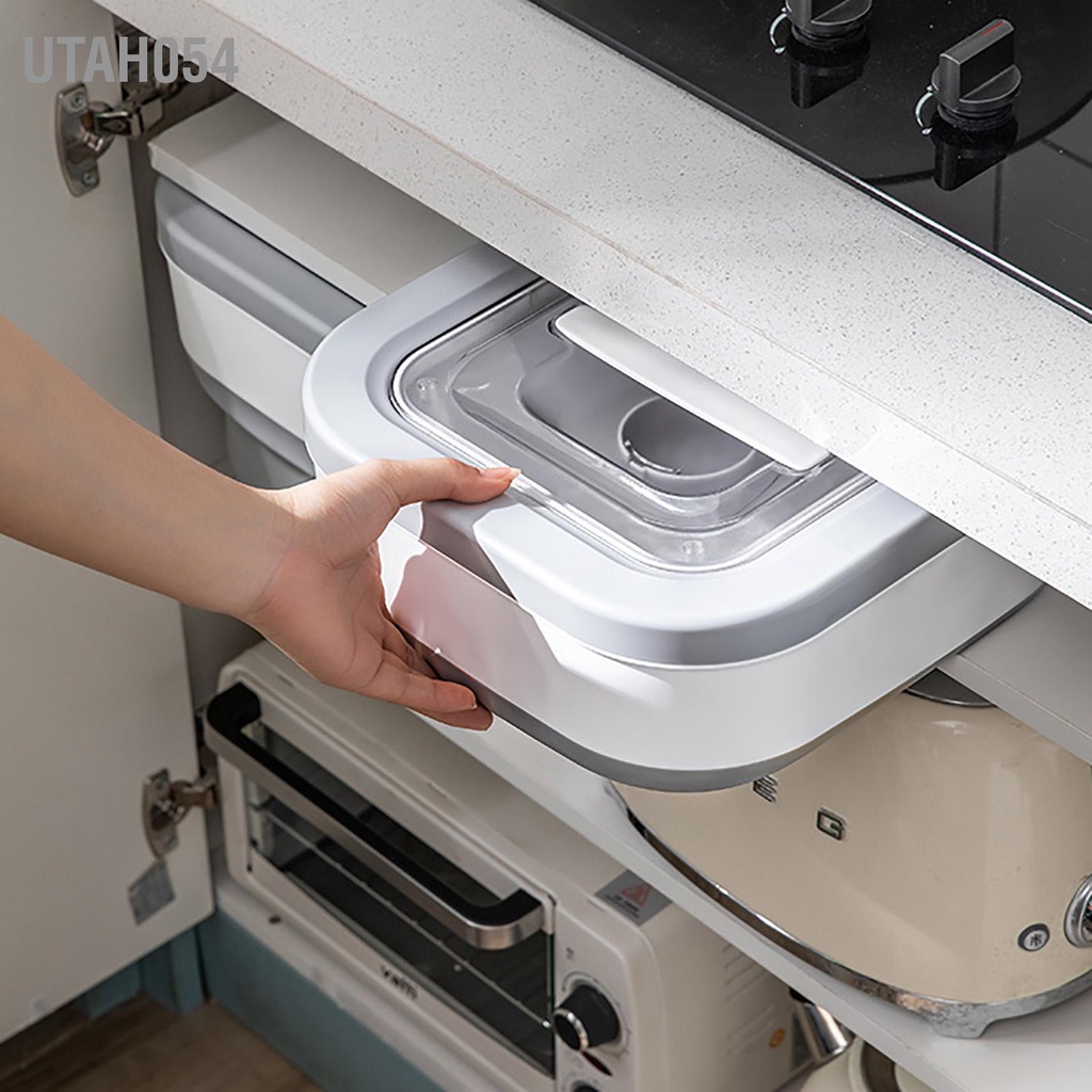 Utah054 Cơm Hộp Bảo Quản Thực Phẩm Có Thể Gập Lại Chó Mèo Cưng Thức Ăn Bột Trữ Chống Rò Rỉ Hàn Miệng Đựng Nhà Bếp