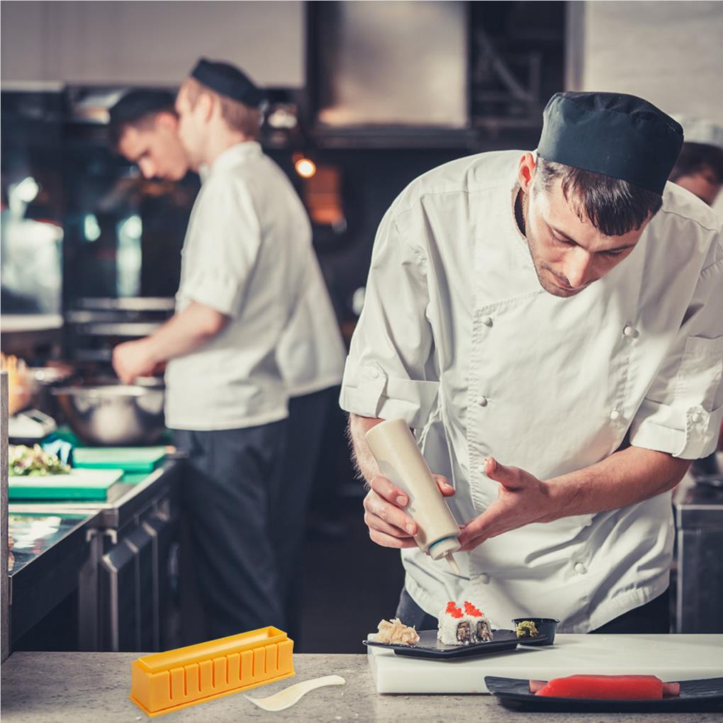 Set 4 Khuôn Làm Sushi Hình Tròn Chống Dính Tiện Dụng DIY