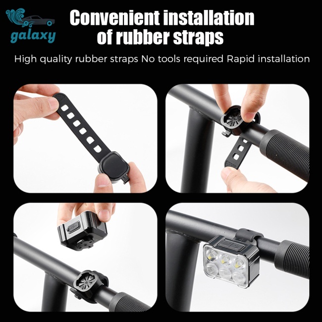 Galaxy Bộ Đèn Led Cảnh Báo Gắn Đuôi Xe Đạp Leo Núi Kèm Sạc Usb Tiện Dụng Chất Lượng Cao