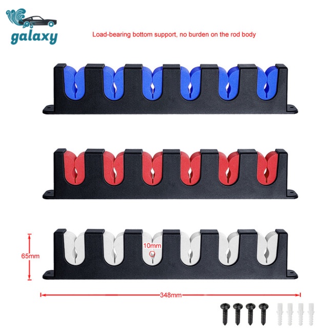 Galaxy Giá Đỡ Cần Câu Cá Gắn Tường / Trong Nhà / Ngoài Trời Tiện Lợi