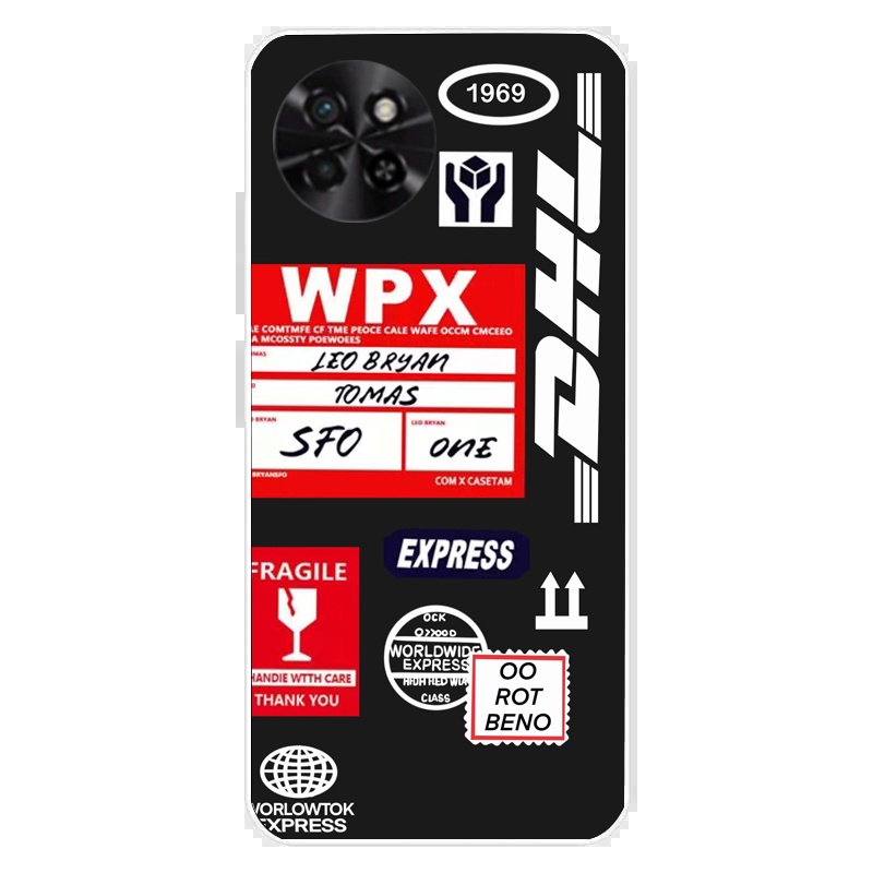 Ốp Điện Thoại Mềm Màu Đen Cho Itel S23