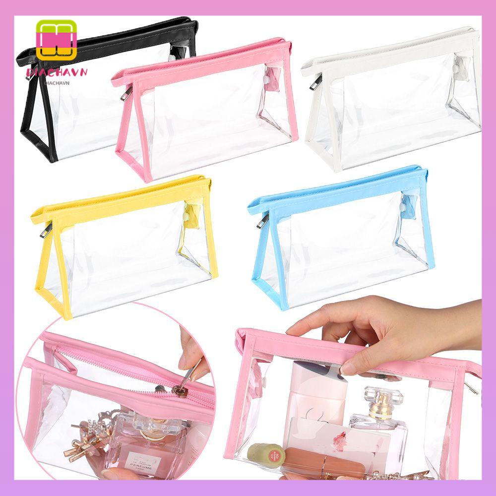 DIACHAVN Túi Đựng Bút Chì / Đồ Trang Điểm Sức Chứa Lớn Có Khóa Kéo