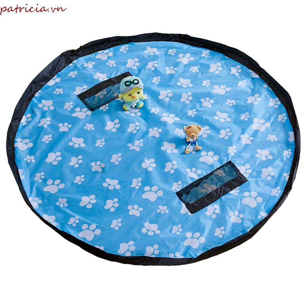 PATRICIA Túi Đựng Đồ Chơi Cho Bé Thiết Kế Hoạt Hình Hai Lớp Có Thể Gấp Gọn