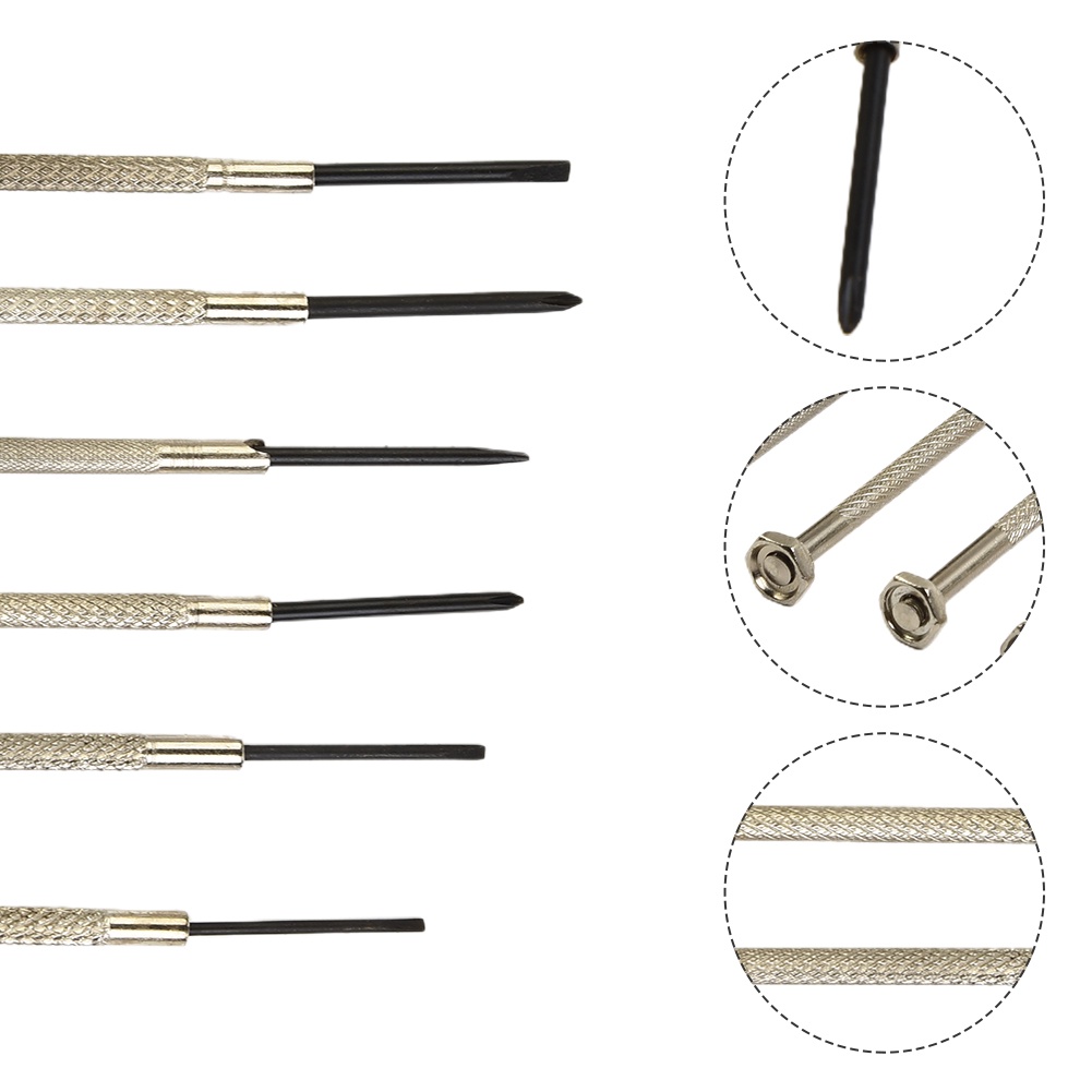 Bộ Tua Vít 6 Món Dùng Sửa Chữa Mắt Kính Chuyên Dụng