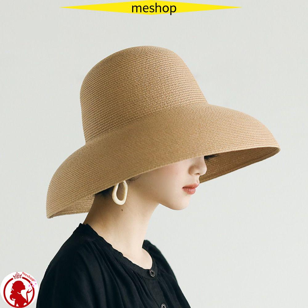 Mũ Rộng Vành Chống Nắng Đi Biển Mùa Hè Có Thể Gấp Gọn Cho Nữ
