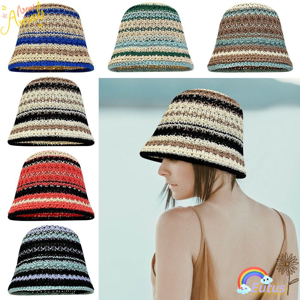 EUCA Mũ Chống Nắng Đi Biển Thời Trang Mùa Hè Phong Cách Nhật Bản