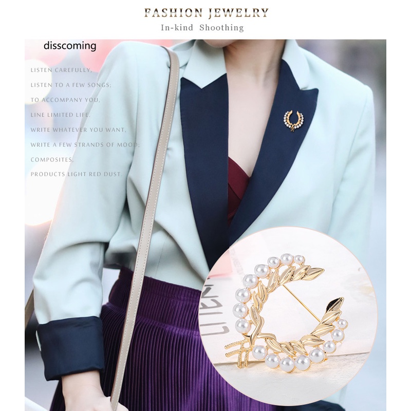 Áo Thun Tay Ngắn In Chữ SL| Bông Tai Hợp Kim Hình Chiếc Lá Đính Ngọc Trai Phong Cách Retro