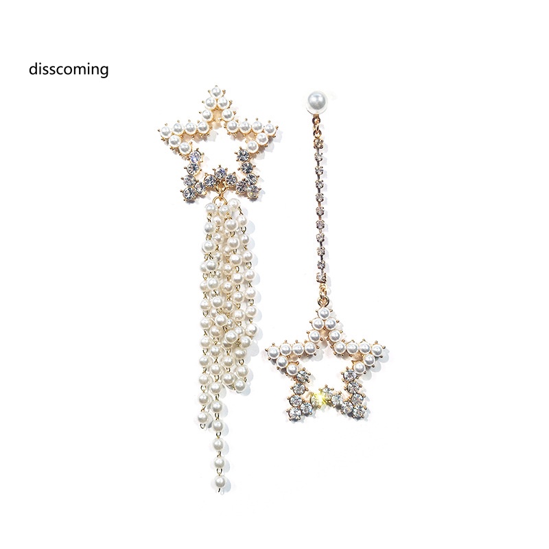 Áo Khoác SL SL Kiểu Dáng Trẻ Trung Năng Động| Bông Tai Dáng Dài Hình Ngôi Sao Năm Cánh Đính Ngọc Trai Thanh Lịch