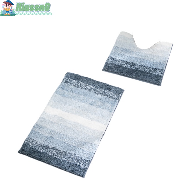 Thảm Lót Sàn Nhà Tắm Chất Liệu Microfiber Mềm Mại Thấm Hút Nước Chống Trượt