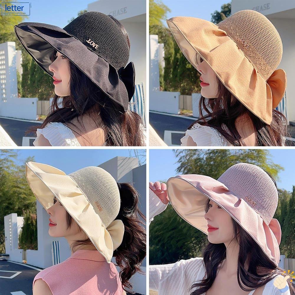 LET Mũ Cói Rộng Vành Chống Tia UV Cao Cấp Thời Trang