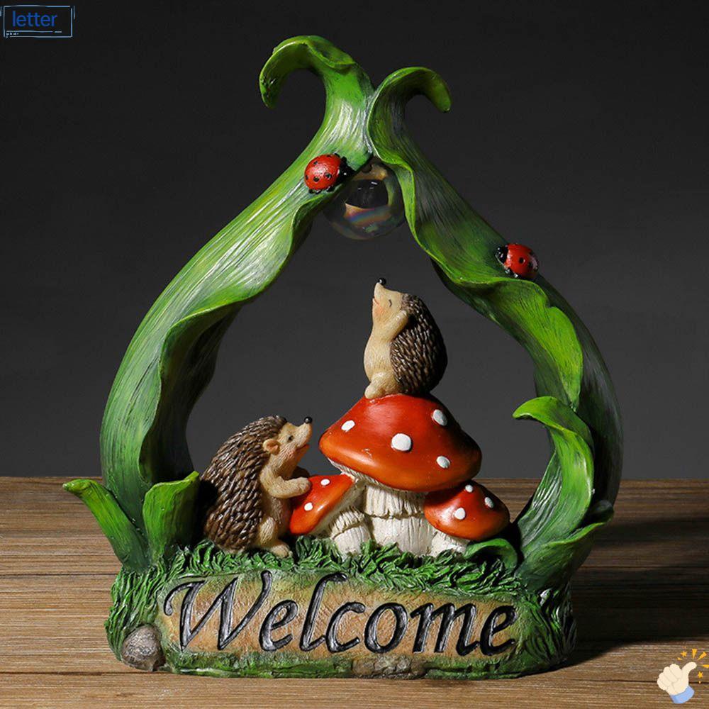 LET Nhím Sử Dụng Năng Lượng Mặt Trời Trang Trí Sân Vườn