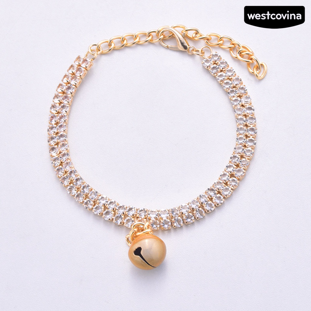 [COD]♞Vòng Cổ Đính Đá Thanh Lịch Dành Cho Thú Cưng