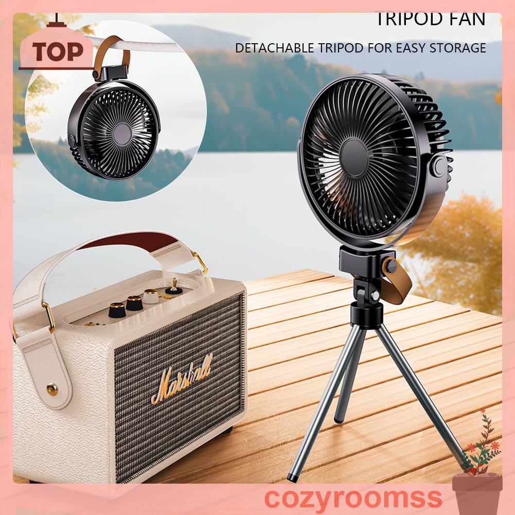 Quạt Thổi Khí 4800mAh Di Động Tiện Dụng Cho Tiệc Nướng BBQ / Cắm Trại