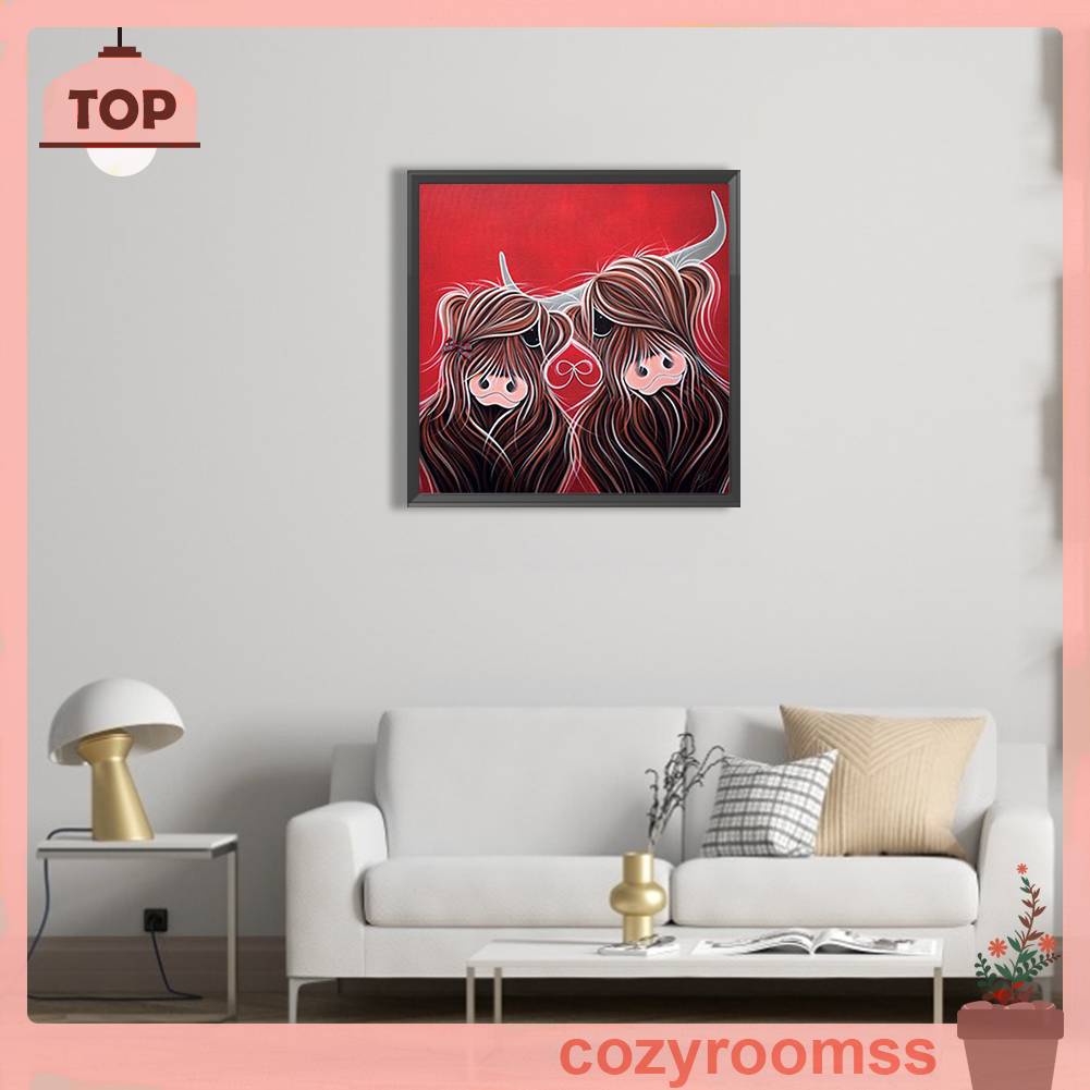 Tranh Đính Đá Kim Cương Toàn Bộ 5D DIY Hình Vẽ Động Vật