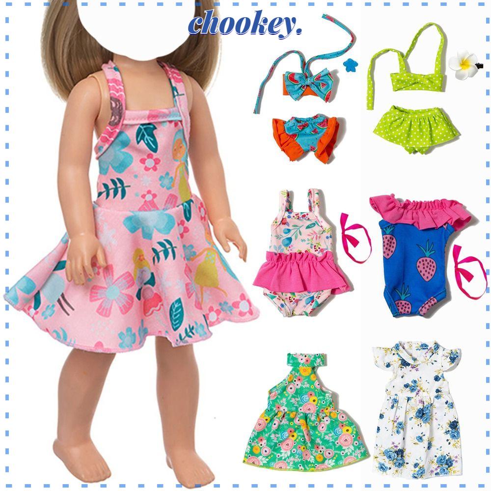 CHOOKEY Đầm Đồ Chơi Búp Bê Nhiều Màu Đáng Yêu