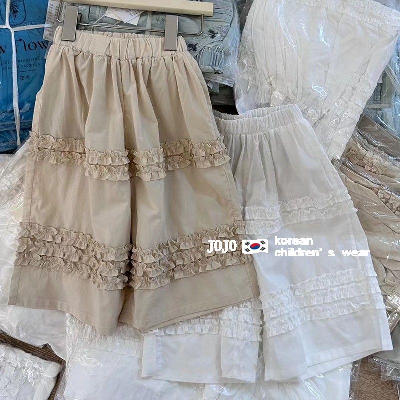 Quần Lửng Bằng Cotton Mỏng Dáng Rộng Phong Cách Hàn Quốc Thời Trang Mùa Hè Hàng Mới Dành Cho Bạn Gái
