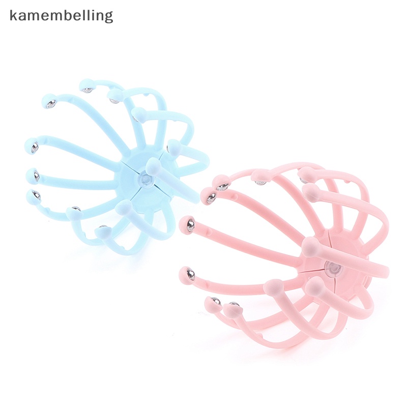 1 Dụng Cụ Mát Xa Da Đầu Hình Bạch Tuộc Bằng Hợp Kim Giúp Thư Giãn Chăm Sóc Sức Khỏe