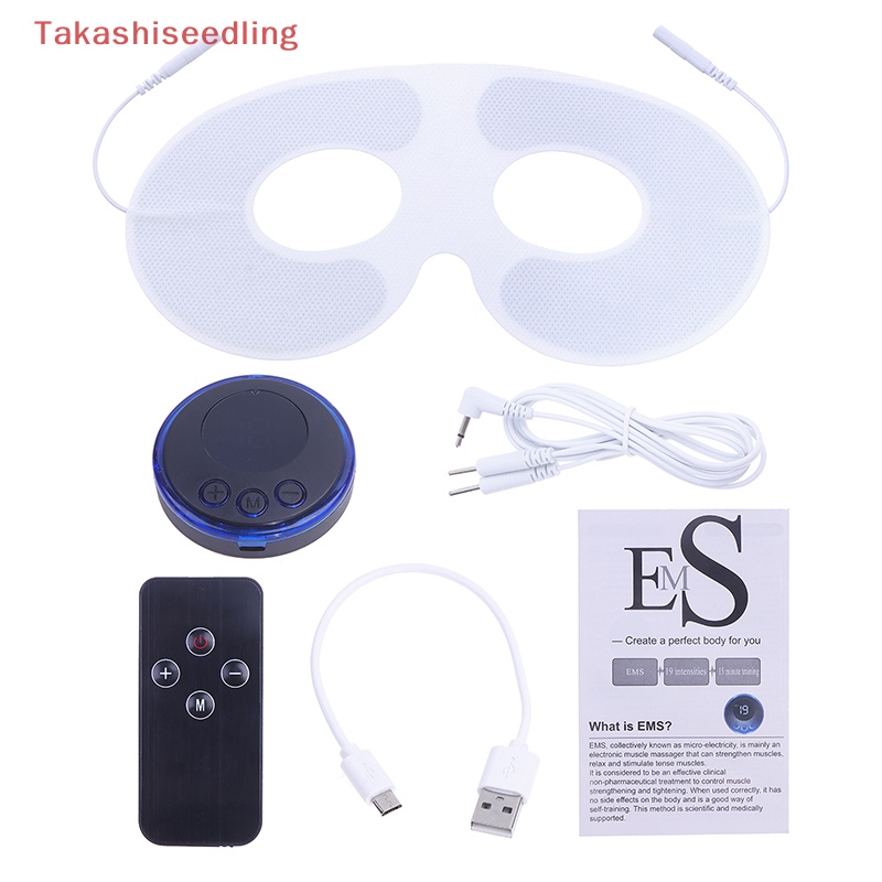 (Takashiseedling) Máy Mát Xa Mặt / Mắt EMS Kích Thích Cơ Bắp Hiệu Quả