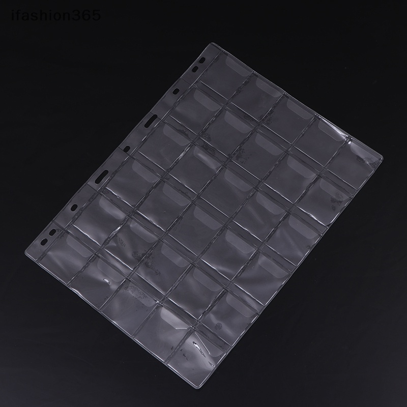 1 Tờ 30 Ngăn Đựng Tiền Xu Sưu Tầm Bằng Nhựa Tiện Dụng