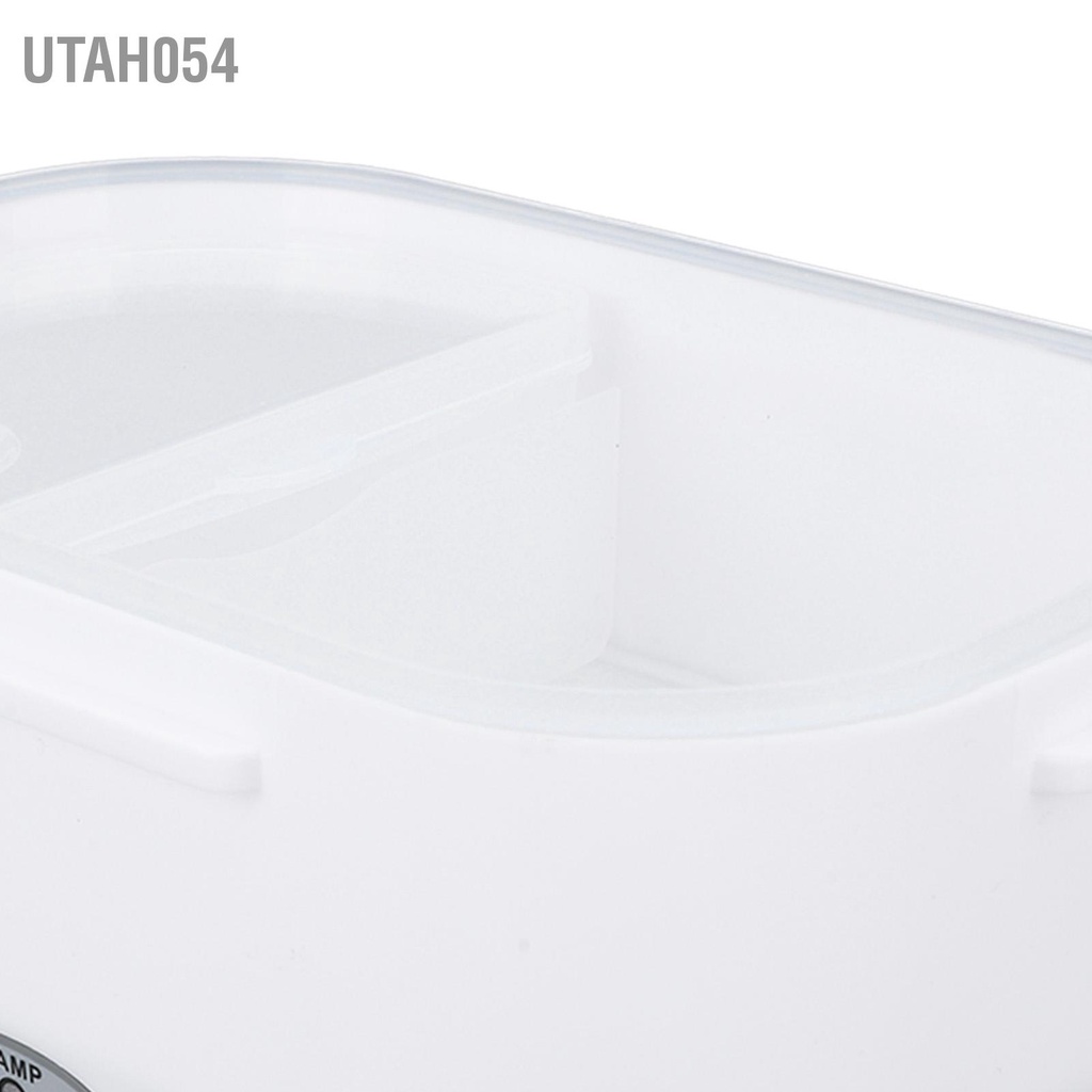 Utah054 Hộp Cơm Điện 40W 1.5L Máy Hâm Thức Ăn Chịu Nhiệt Độ Cao Giữ Ấm Trưa Cho Gia Đình Phích Cắm US 110V