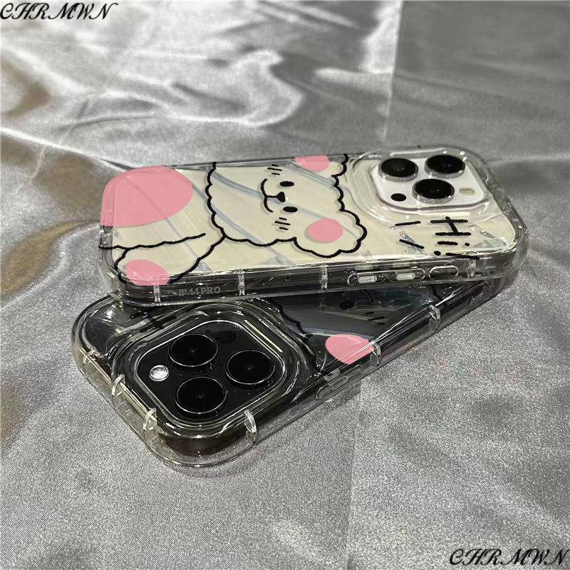 Ốp Điện Thoại Mềm Trong Suốt In Hình Gấu Nhỏ Dễ Thương Cho Iphone 7 Xr 8iPhone14promax1312 Line plussins / 11