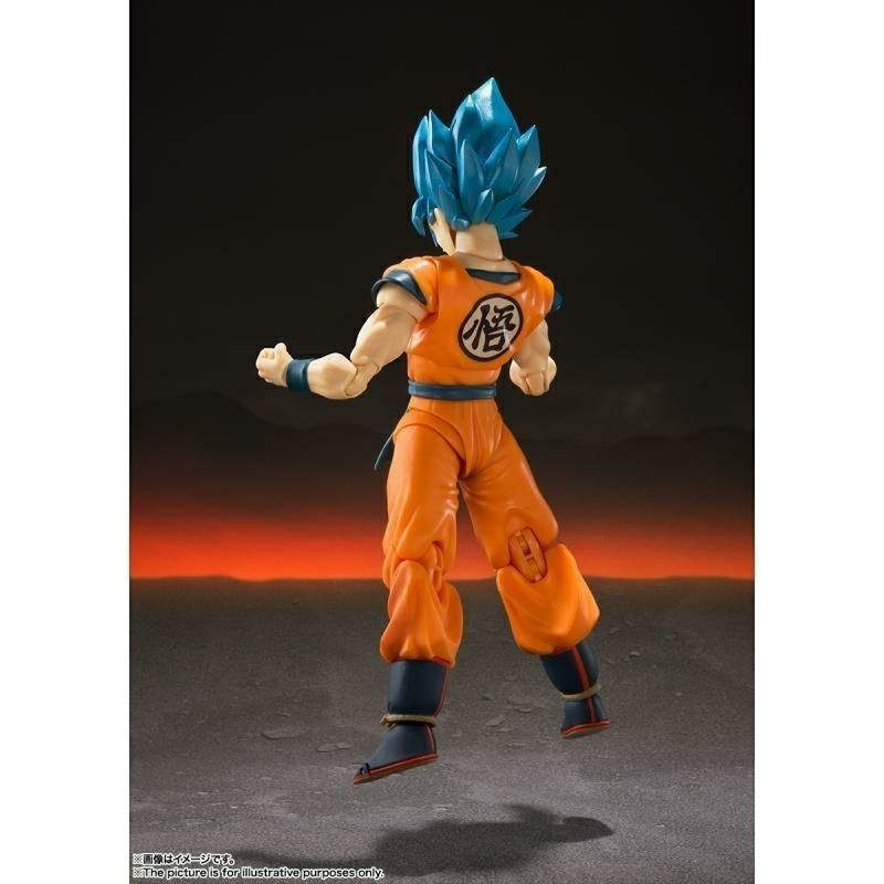 Bandai Nhân Vật son goku Tóc Xanh Dương Trong Phim dragon ball