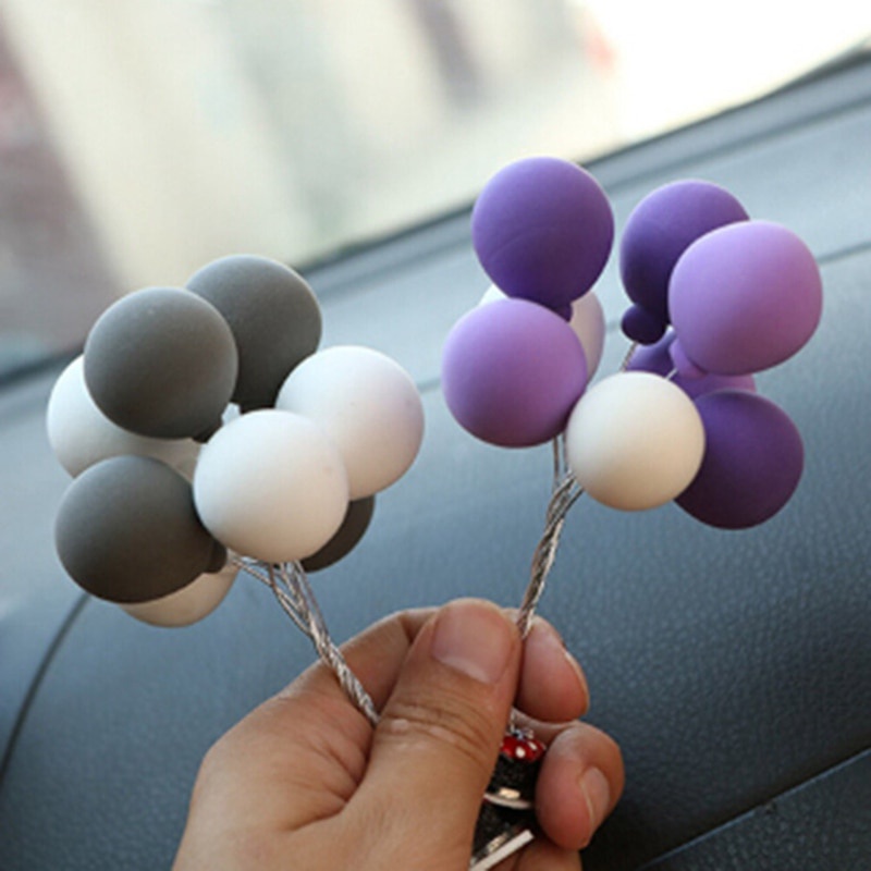 Mô Hình Tiểu Cảnh "Bong Bóng Bay Trang Trí Taplo Ô Tô Mini" Sen Đá, Sân Vườn/ Chậu Cây, DYI, Terrarium