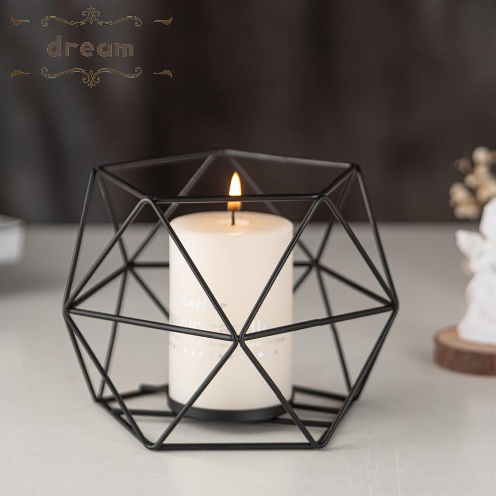 【DREAMLIFE】Candle Holder Decorative Geometric Great Ornaments Housewarming Present
