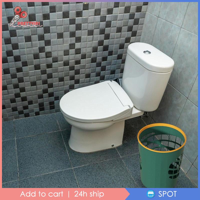 1 Thùng Đựng Rác Hình Tròn Siêu Bền Tiện Dụng Cho Nhà Tắm / Văn Phòng