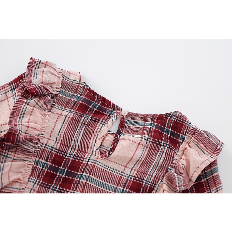 Đầm caro dài tay H&M