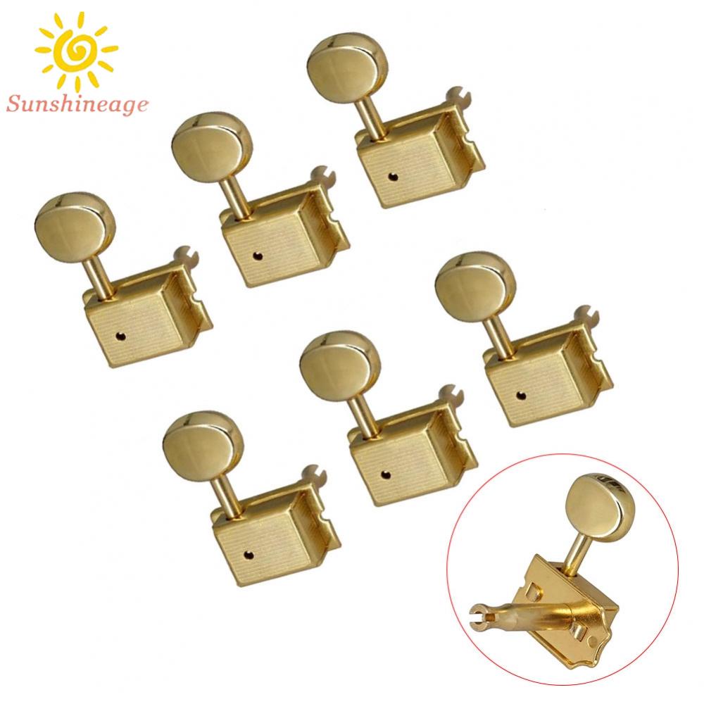 Đầu Chốt Điều Chỉnh Dây Đàn Guitar Điện 6R Màu Vàng Phong Cách Vintage