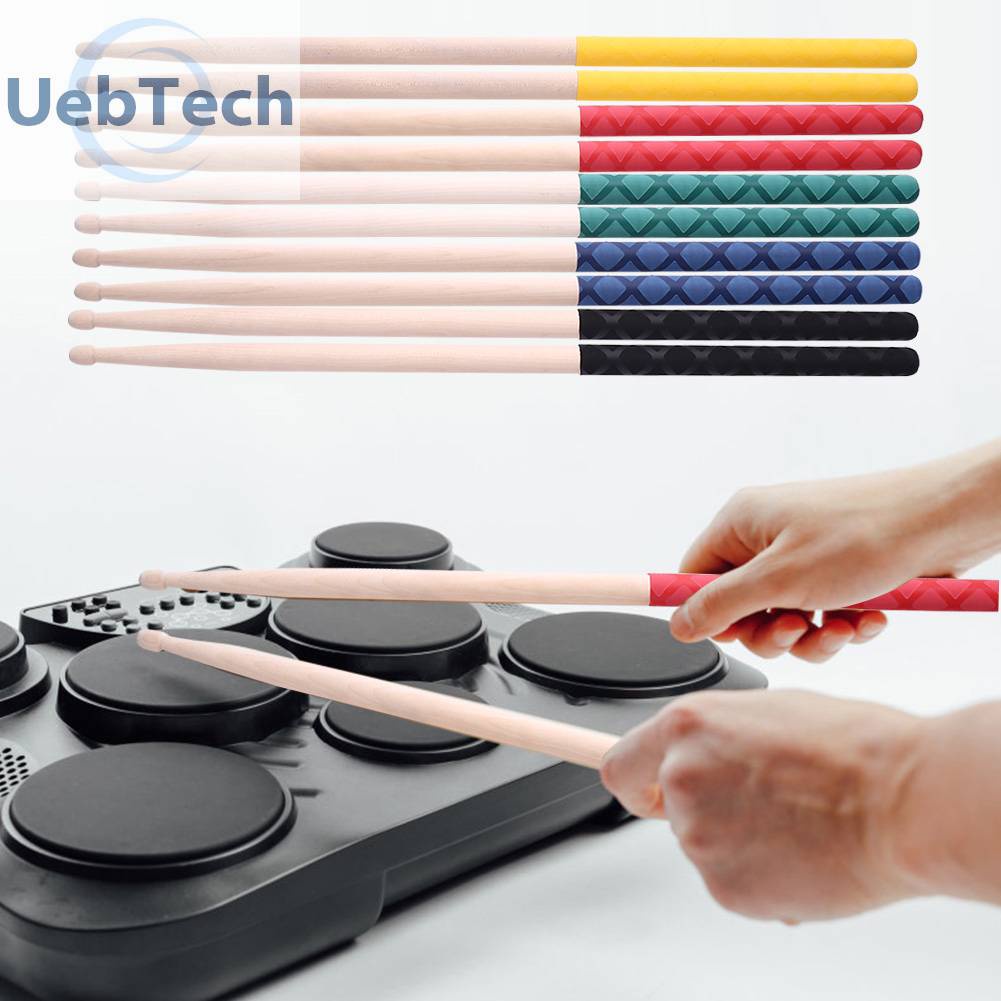 1 Cặp Dùi Đánh Trống Điện Tử Bằng Gỗ Phong Chống Trượt 5A