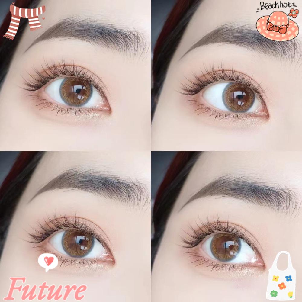 FUTURE Cụm Lông Mi Giả Bằng Sợi Tổng Hợp Siêu Nhẹ 9~13mm Trang Trí Lễ Hội / Giáng Sinh DIY Cho Nữ