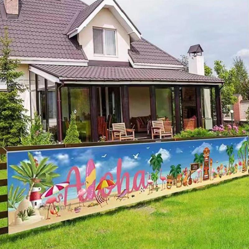 Phông Nền Chụp Ảnh Chủ Đề Hawaii 19.68x118inch