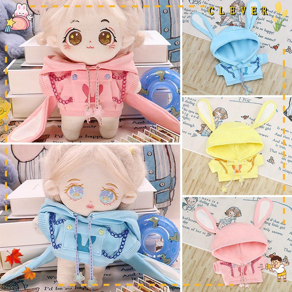 CLEVER Áo Hoodies Làm Thủ Công Cho Búp Bê 20cm Tỉ Lệ 1 / 12