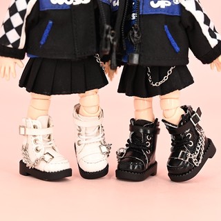 Giày boot cho búp bê ob11 gsc ymy obitsu11 1 / 12 bjd body9 ddf ufdoll